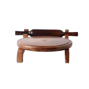 Wooden Chakla Belan Set with Stand