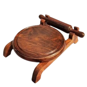 Wooden Chakla Belan Set with Stand