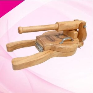 Wooden Easy Press Roti Maker Round
